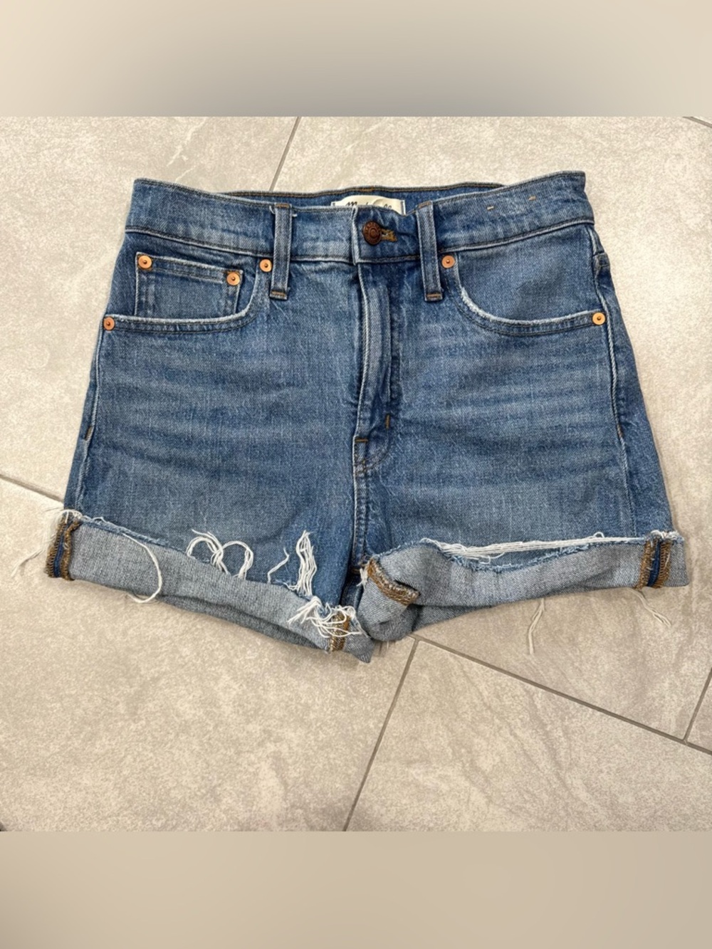 Madewell Women’s High Rise Denim Shorts